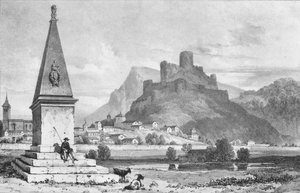 Almanza. Slagfältet, 1823.
