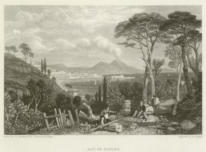 Neapelbukten av James Duffield Harding