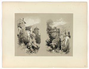 Beaufort and Serves, från Picturesque Selections av James Duffield Harding