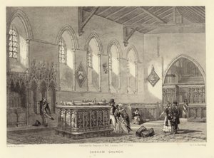 Cobham kyrka (litotint)