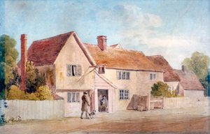 "Stugorna i Chadwell, Essex", 1800-talet. av James Duffield Harding