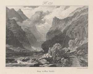Mont Terrible Gorge av James Duffield Harding
