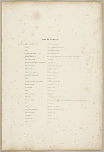 Lista över tallrikar, från Parken och skogen av James Duffield Harding