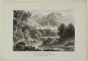 Escurialpalatset av James Duffield Harding