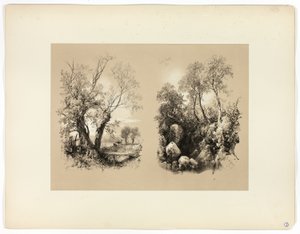 South Brent, från Picturesque Selections av James Duffield Harding