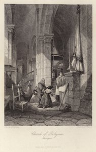Polignac-kyrkan i Auvergne av James Duffield Harding