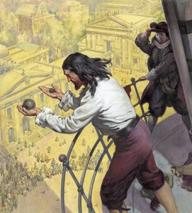 Gallileo på tornet i Pisa av James Edwin McConnell