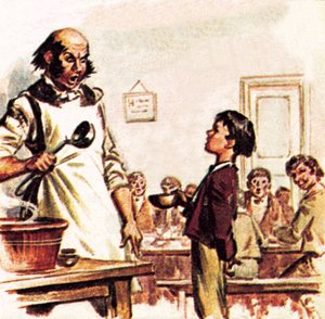 Oliver Twist ber om mer av James Edwin McConnell