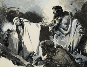 Paulus vägrar att bryta sig ut ur fängelset