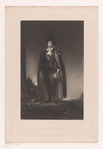 Porträtt av John Philip Kemble, som Hamlet av James Egan