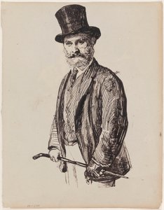 Efter Fantin-Latour: målaren Édouard Manet av James Ensor