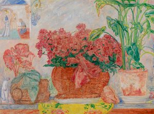 Azaleor, ca 1920-30 (olja på duk) av James Ensor