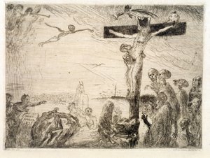 Kristus plågad av djävlar av James Ensor
