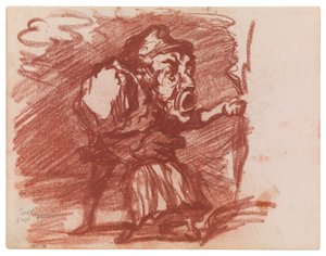 Kopie nach Daumier av James Ensor