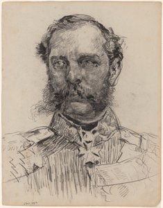 Kopia av ett okänt porträtt av James Ensor