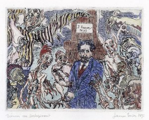 Demoner som plågar mig av James Ensor