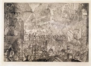 Kristi intåg i Bryssel av James Ensor