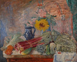 Blommor och grönsaker av James Ensor