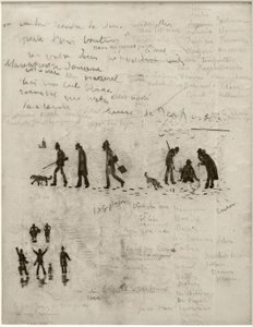 Berättelse utan ord (jägare på vintern) av James Sidney Ensor