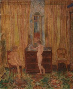 Barn vid morgontoaletten av James Ensor