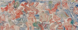 Monster sammanflätade Osydd, sammanflätad (A) av James Ensor