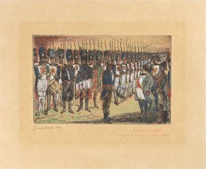 Napoleons avsked av James Ensor