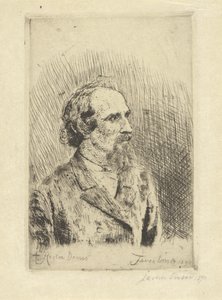 Porträtt av Hector Denis av James Ensor