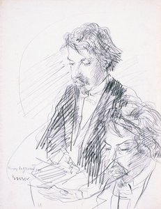 Porträtt av konstnären Henry de Groux av James Ensor