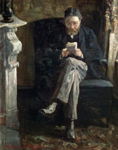 Porträtt av konstnärens far av James Ensor