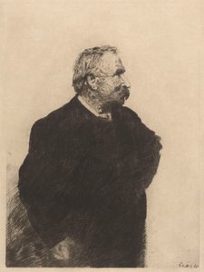 Porträtt av Ernest Rousseau av James Ensor