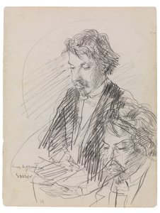 Porträtt av konstnären Henry De Groux av James Ensor