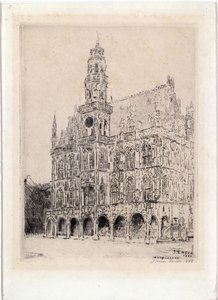 Rådhuset i Oudenaarde av James Ensor