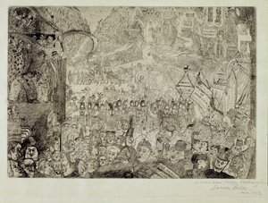 Kristi inträde i Bryssel av James Ensor