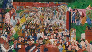Kristi inträde i Bryssel 1889, 1888.