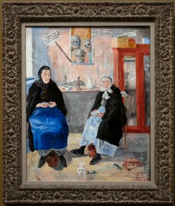 De melankoliska fiskfruarna av James Ensor