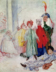 De konstiga maskerna av James Ensor
