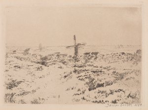Väderkvarnen vid Mariakerke av James Ensor