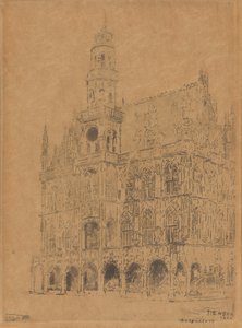 Rådhuset i Oudenaarde av James Ensor