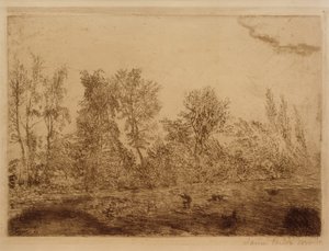 Vindby i kanten av skogen av James Sidney Ensor