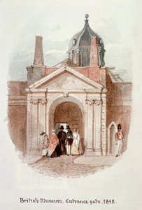 British Museum, ingångsport, 1848