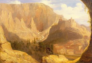 Hill Town i Italien, 1831