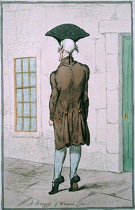 A Burgess of Warwick Lane, publicerad av Hannah Humphrey 1795 (handfärgad etsning) av James Gillray