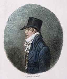 Ett porträtt, publicerat av Hannah Humphrey 1799 (handfärgad etsning) av James Gillray