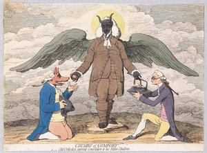 Crumbs of Comfort, eller gammal ortodox återställande av tröst åt sina fallna barn, pub. 1782 (handfärgad gravyr)