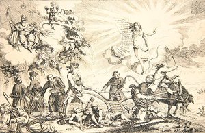 Kyrkligt och politiskt, Nationens tillstånd av James Gillray