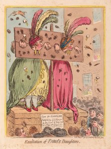 Exaltation of Faros Daughters, pub. 1796 (handfärgad gravyr)