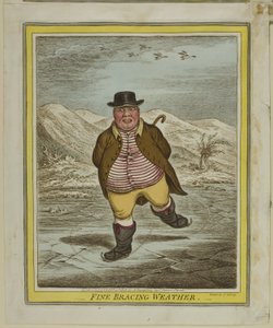 Bracing väder av James Gillray