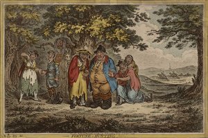 Fortune Hunting, publicerad 20 november av James Gillray