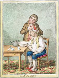 Gentle Emetic, publicerad av Hannah Humphrey, 1804