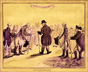 George III - karikatyr av James Gillray